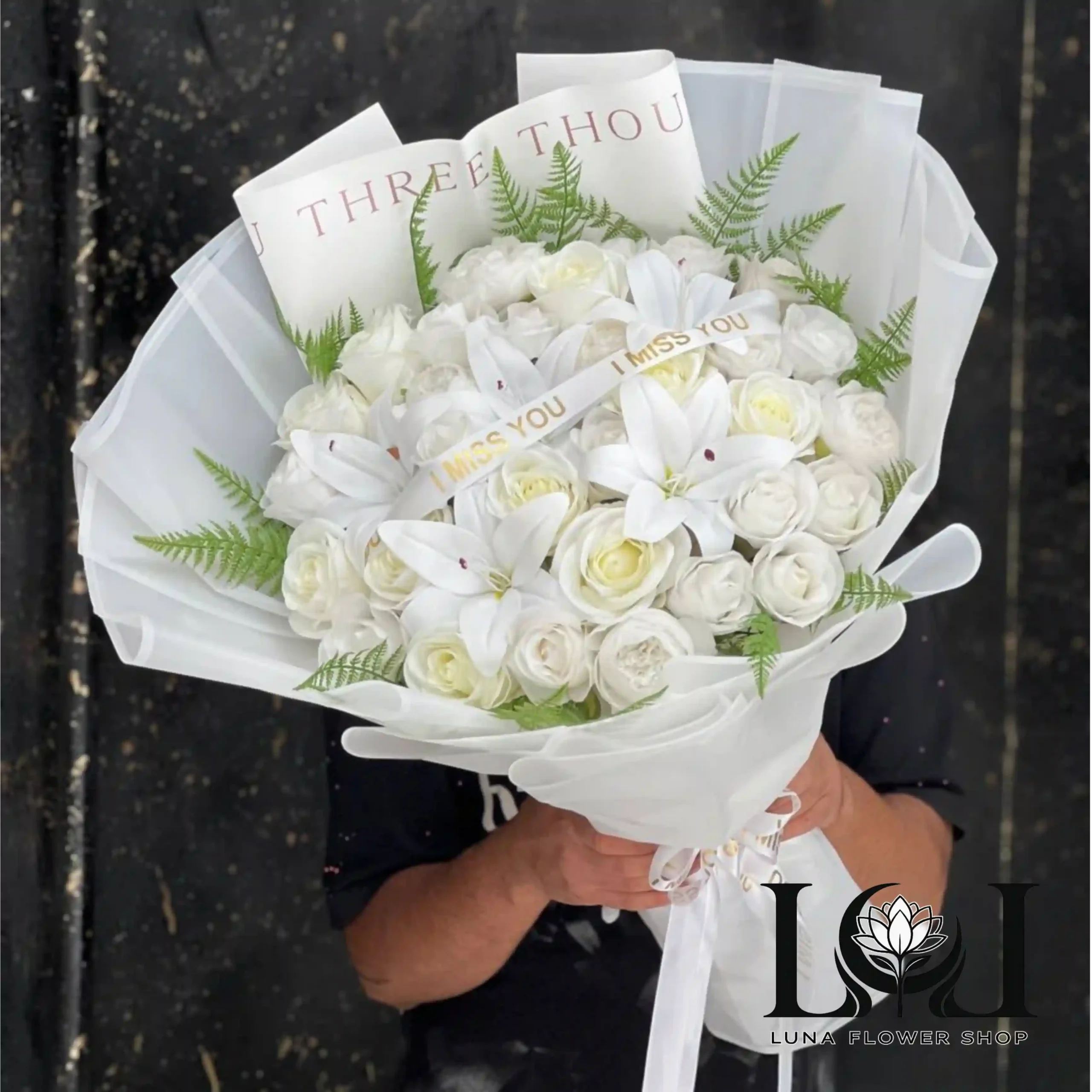 دسته گل مصنوعی لیلیوم AL105